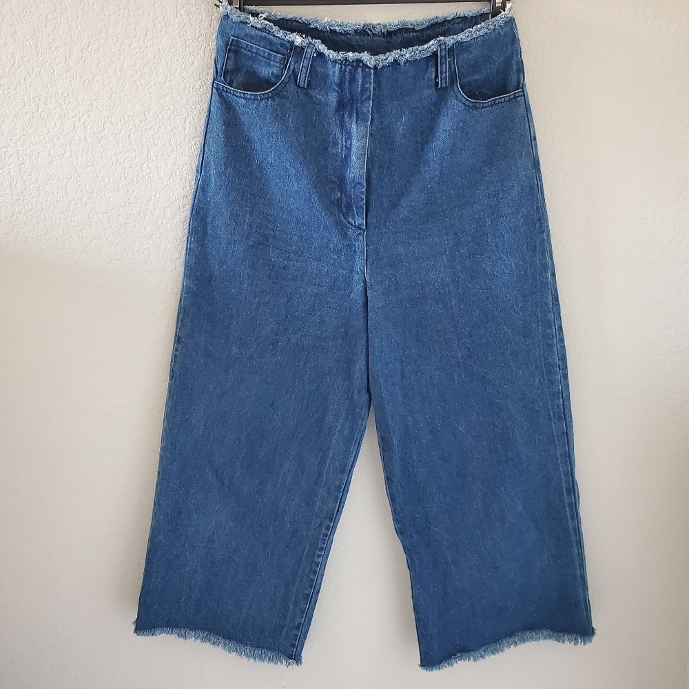 Emory Park high waist wide leg ankle jeans